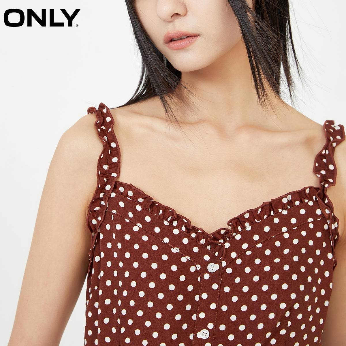 only奥莱春季修身显瘦甜美约连衣裙 ONLYoutlets店连衣裙