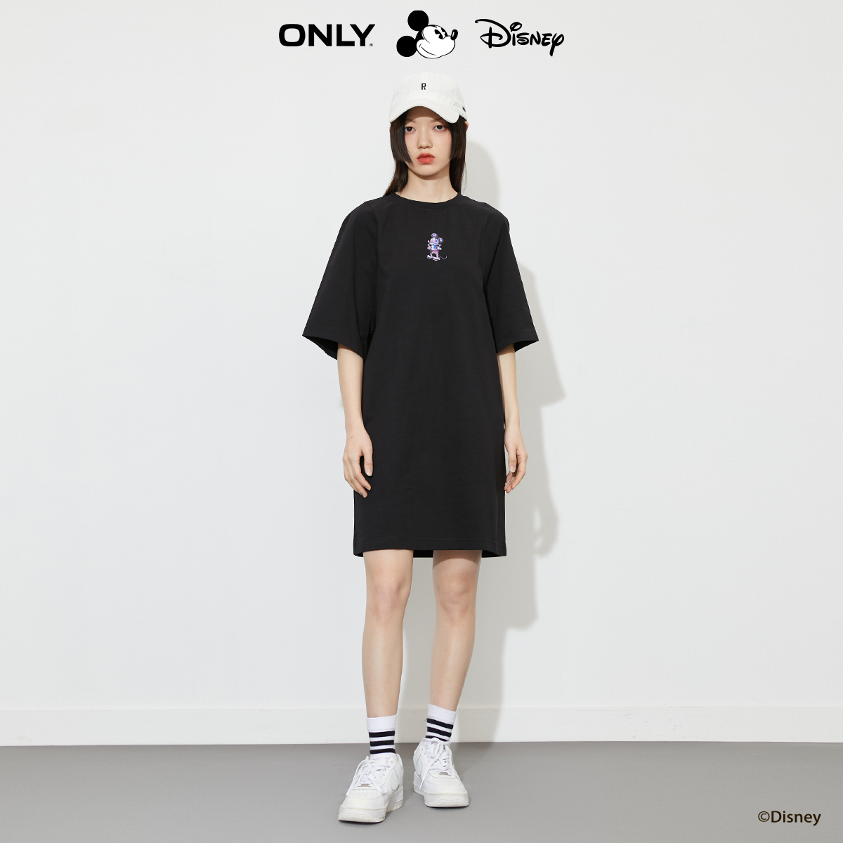 only奥莱春季新款迪士尼disney t恤 ONLYoutlets店连衣裙