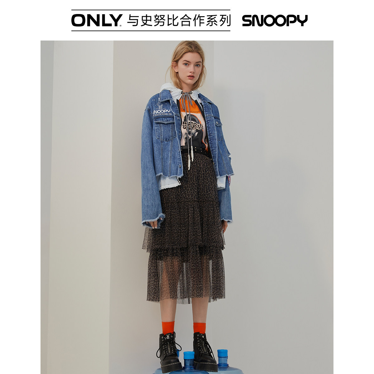 only奥莱秋季新款史努比合作款洋气 ONLYoutlets店风衣