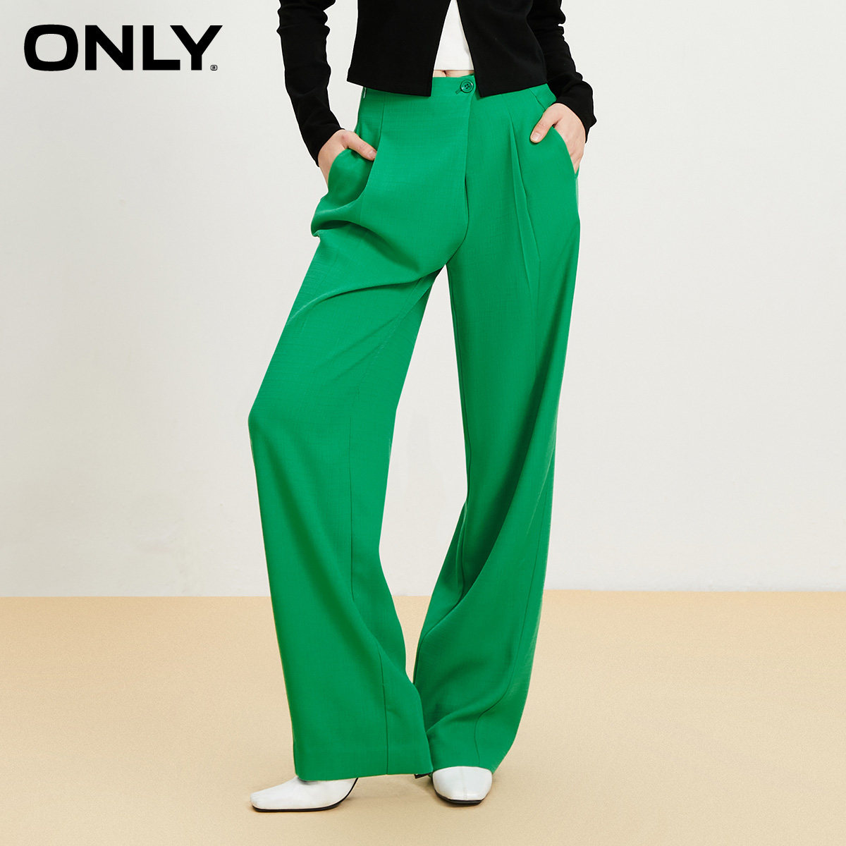 only奥莱2023春季新款潮流休闲裤 ONLYoutlets店休闲裤