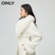 Winter golden style double-sided woolen collar mid-length woolen coat for women