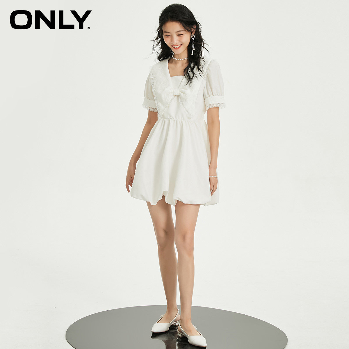 only奥莱2021春季新款修身连衣裙 ONLYoutlets店连衣裙