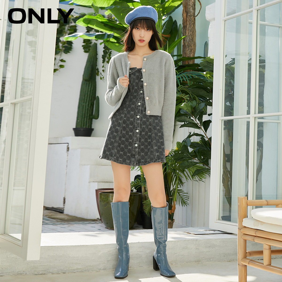 only2021冬季新款气质简约感针织衫 ONLYoutlets店毛针织衫