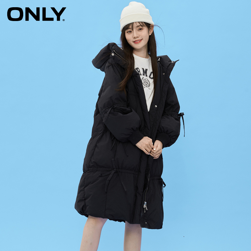 only奥莱冬季新款时尚90连帽白鸭绒 ONLYoutlets店羽绒服