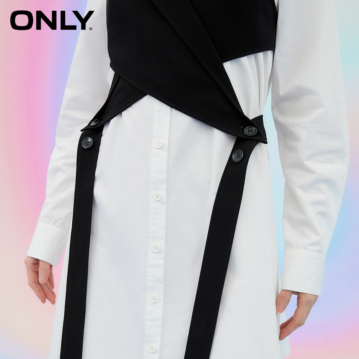 only奥莱春季新款多种穿搭连衣裙 ONLYoutlets店连衣裙