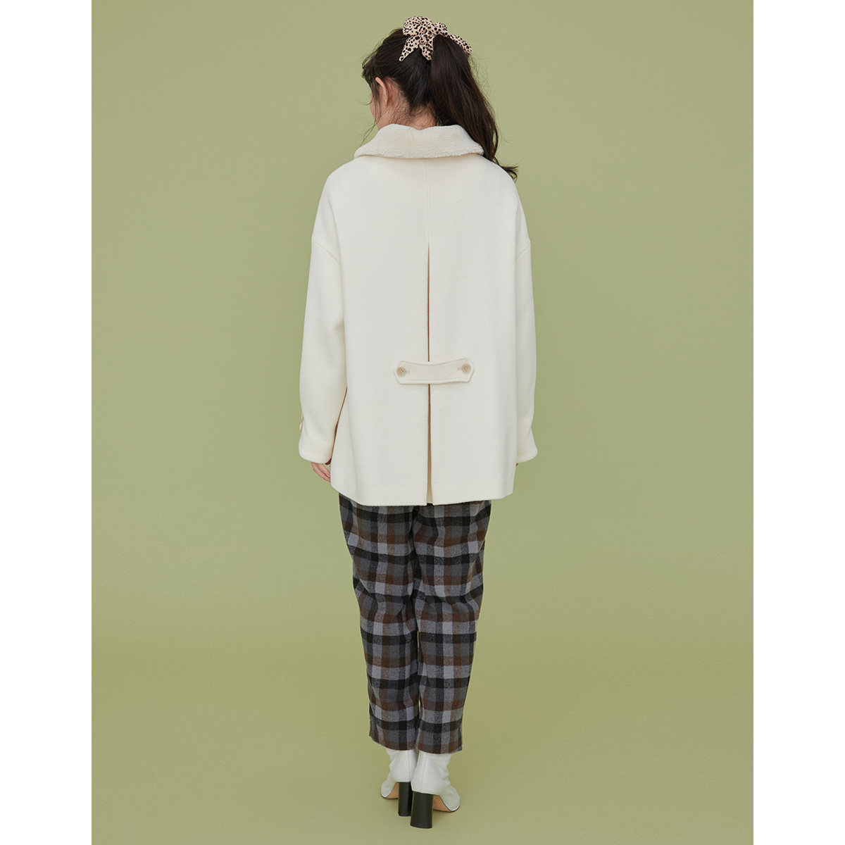 truu秋季新款复古翻领毛呢外套 ONLYoutlets店毛呢外套