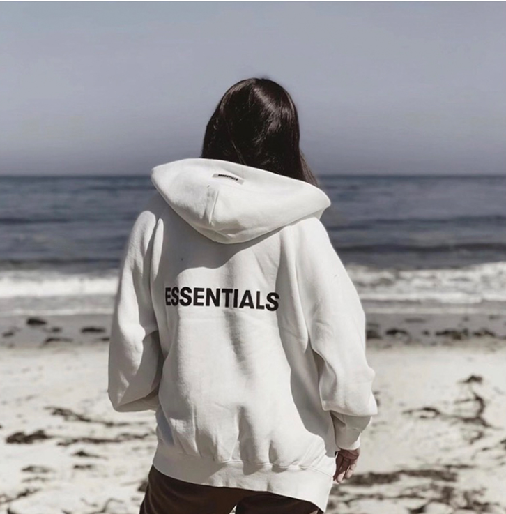 FEAR OF GOD FOG上帝灰连帽卫衣ESSENTIALS高街宽松开衫拉链外套 - 图0