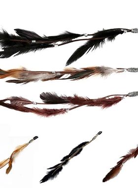 Bohemian Feather Hairband Women's Festive Masquerade Carniva