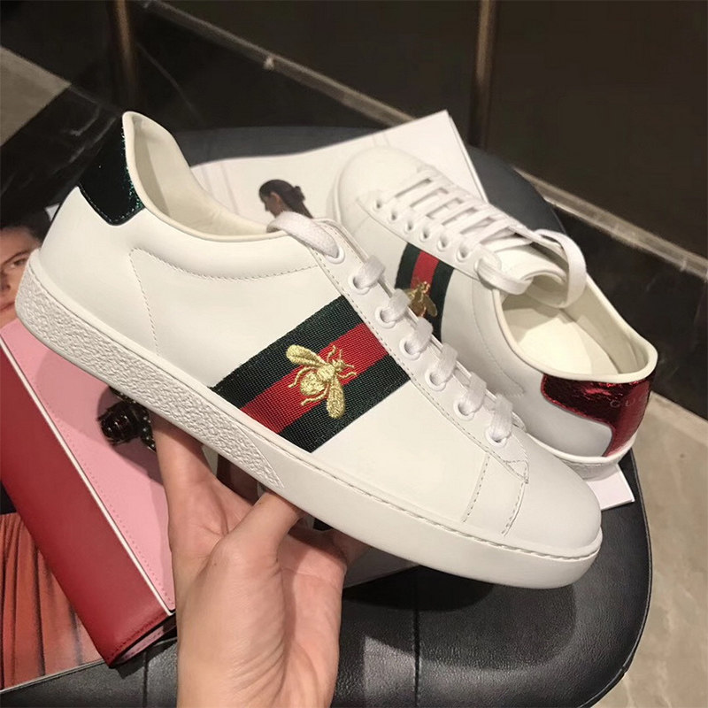 gucci /古驰男女款经典刺绣板鞋 CLUSA海外单鞋