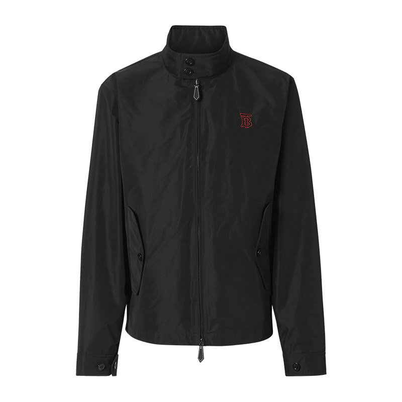 burberry /博柏利男士黑色翻领夹克 CLUSA海外夹克