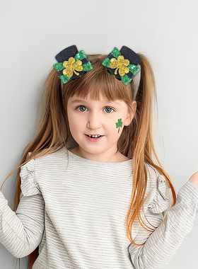 St. Patrick's Day Hair Clip Decoration Alligator Clip Irish