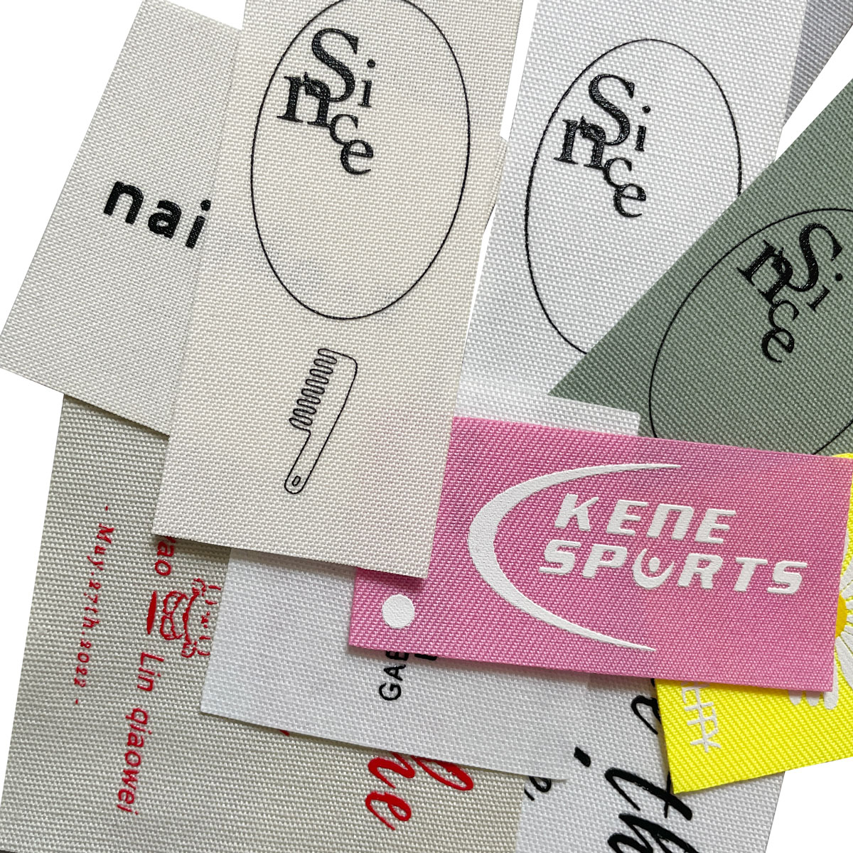 时尚潮酷款长条图案修补丁贴米色布贴衣服裤子装饰贴花补破洞手缝 - 图2