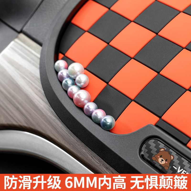 车载防滑垫多功能摆件置物垫耐高温中控台仪表台固定硅胶垫ZJQ64 - 图1