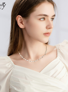 设计师花蝶优雅锁骨链