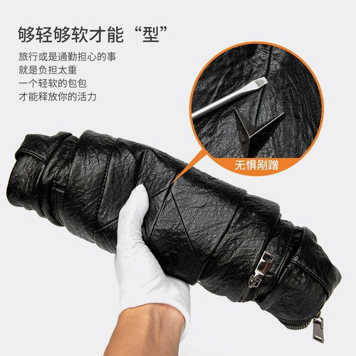 珂尔袋鼠 Рюкзак, сумка через плечо, модный вместительный и большой трендовый универсальный ранец, коллекция 2023, из натуральной кожи