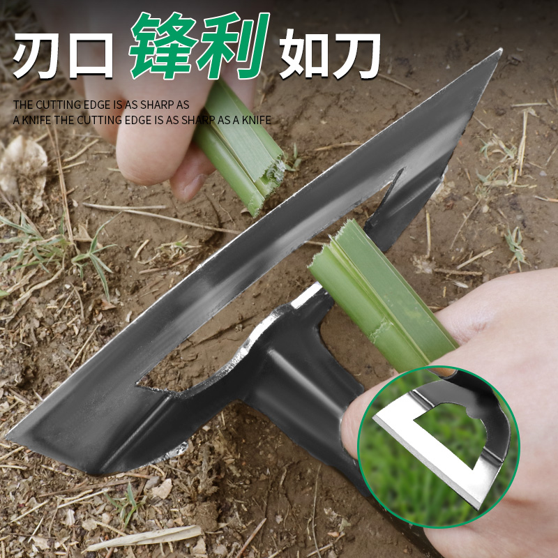 锄头种菜家用锄草空心农田小除草器神器锰钢工具懒人农用铲草专用 - 图2