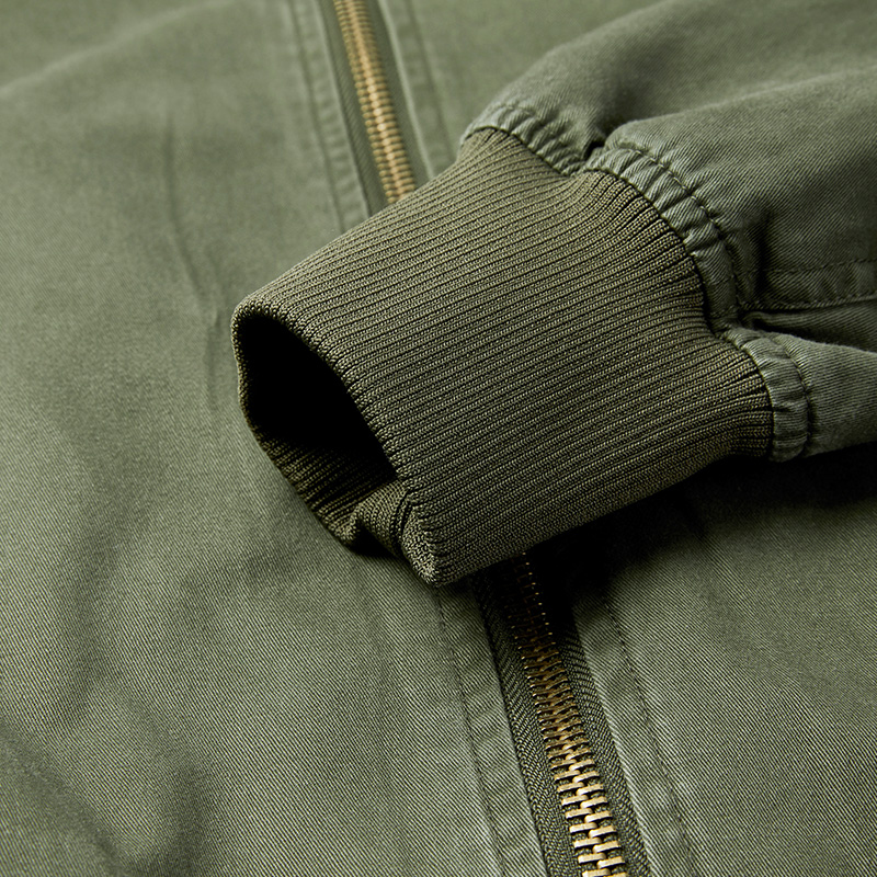 飞行员夹克男空军MA1潮牌工装外套纯棉新款宽松大码休闲棒球服男 - 图3