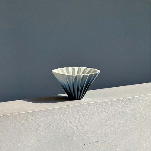 ORIGAMI中国限定玄青色陶瓷滤杯手冲套组品香咖啡杯V60滴滤咖啡杯 - 图3