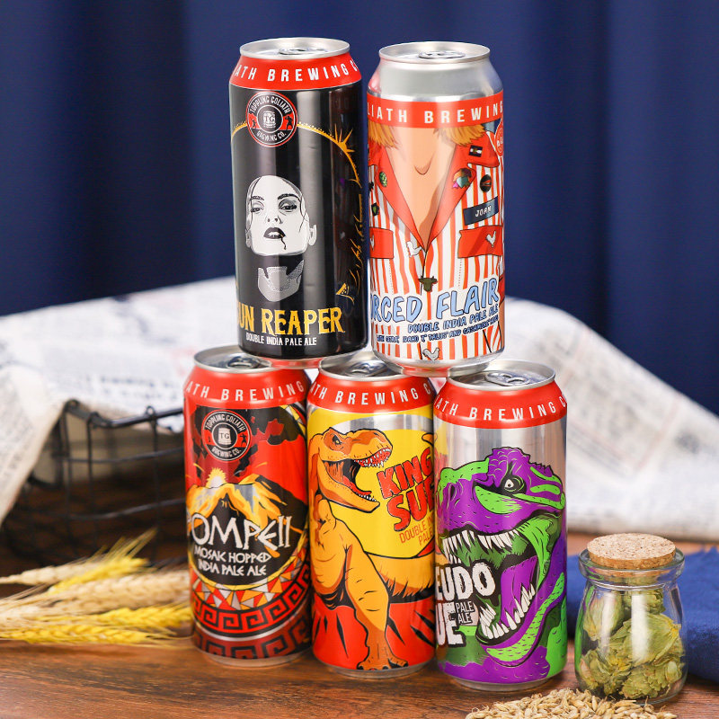 击倒巨人暴龙之王/双倍暴龙苏双倍浑浊IPA美国精酿啤酒 - 图1