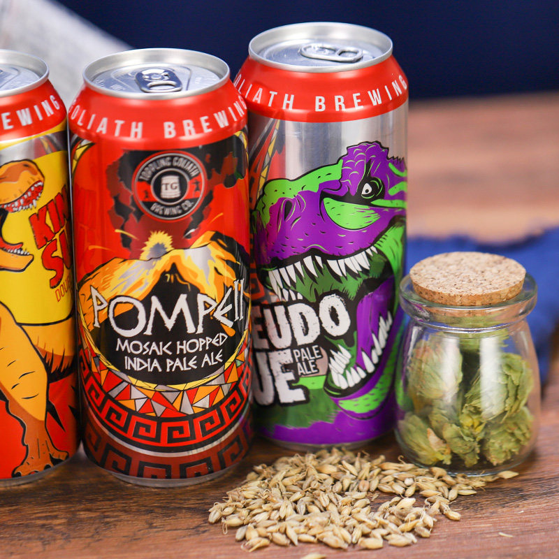 击倒巨人暴龙之王/双倍暴龙苏双倍浑浊IPA美国精酿啤酒 - 图2