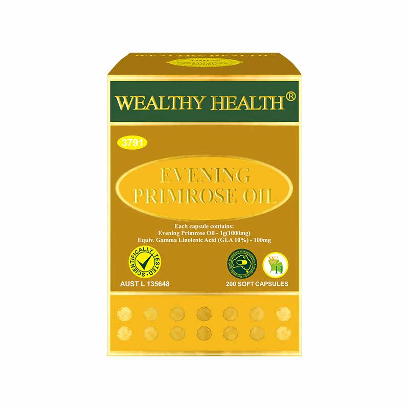 临期澳洲wealthyhealth 200粒胶囊 WealthyHealth海外月见草油