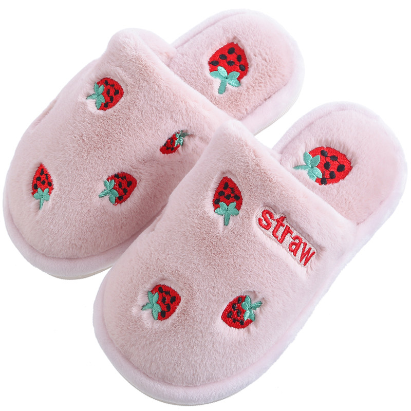 秋冬儿童棉拖鞋男童女童可爱卡通宝宝室内防滑家居亲子鞋保暖拖鞋