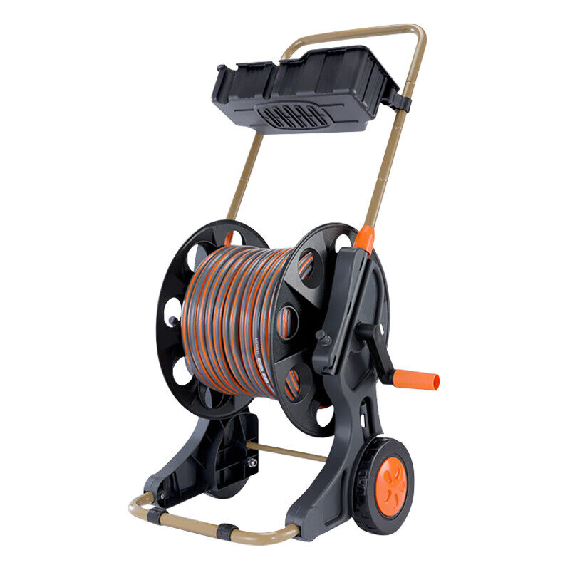 海斯迪克软管卷管器盘水管收纳架车卷线器HKCL-732 - 图1