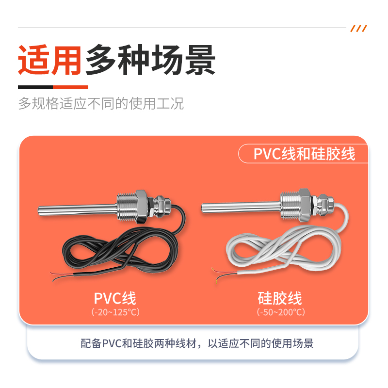 NTC温度传感器5K10K20K50K100K热敏电阻养殖场螺纹式防水温度探头 - 图1