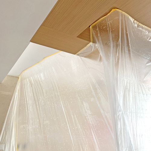 宿舍防尘膜遮盖防灰尘装修房屋分割家具保护夏季空调冷气空间隔离 - 图2