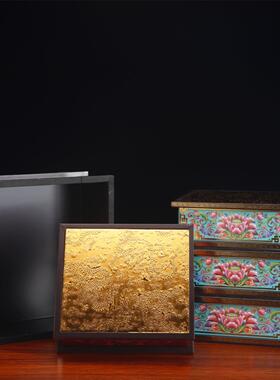 圆通佛具佛像底座家用供奉观音财神供桌垫高木坐合金加高方形神座