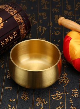 法器佛具 转经碗铜钵佛音钵修行高级铜磬日式铜罄佛罄铜馨