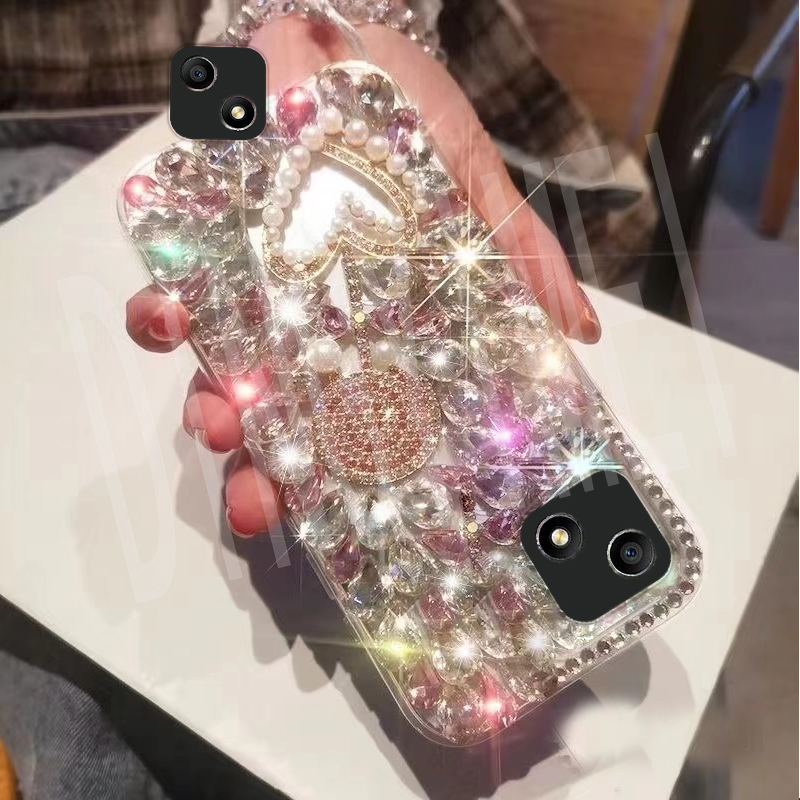 适用于荣耀畅玩30保护套女V40轻奢版手机壳水晶畅玩30 Plus水钻V40ins风畅玩40 Plus个性畅玩40新款畅玩30M