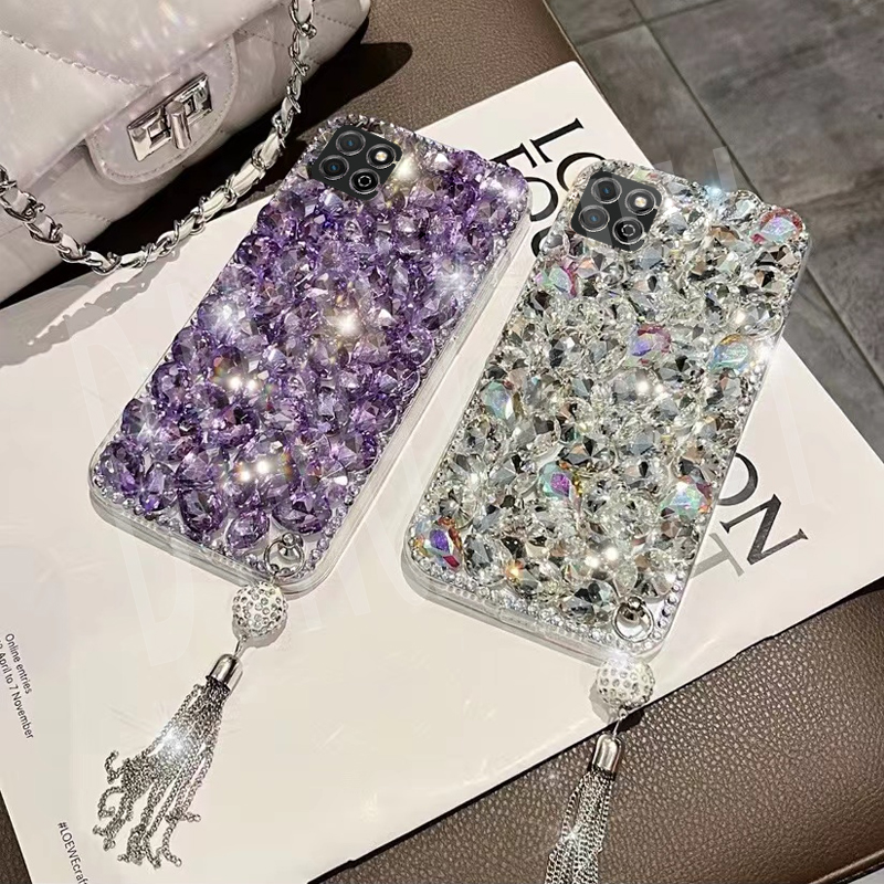 适用于荣耀畅玩20A保护套玻璃钻畅玩50 Plus手机壳轻奢畅玩50m水钻畅玩30 Pro防摔畅玩60 Plus水晶畅玩20奢华
