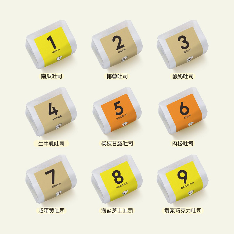 喵叔的实验室魔方手撕吐司手工面包9种口味早餐夹心面包整箱欧包