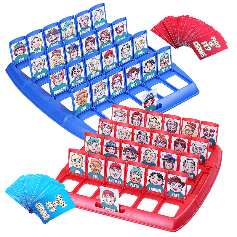 猜猜我是谁人物桌游双人对战棋玩具 万铺通母婴儿童桌面游戏类