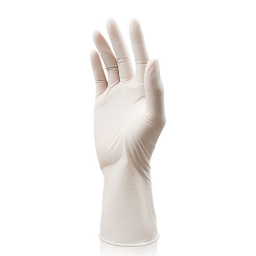 有粉乳胶手套5g一次性天然橡胶光面powdered latex gloves易穿戴 - 图3