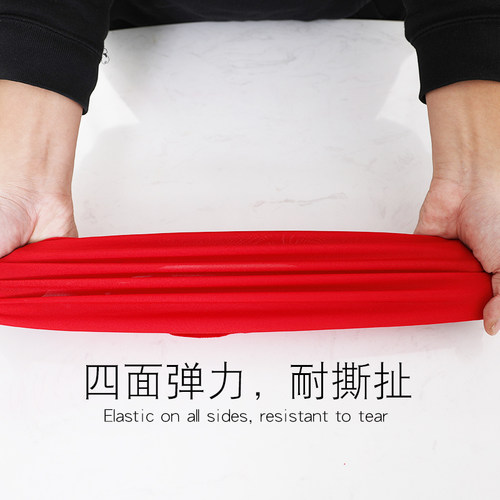 高弹力氨纶牛奶丝布料四面弹婚庆纱幔装饰沙发套吊带舞蹈服装面料 - 图2