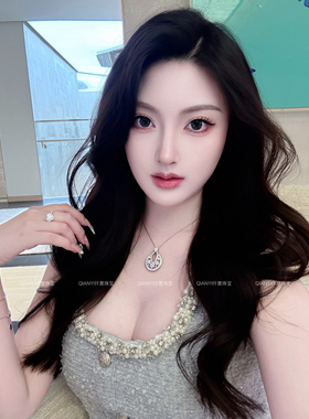 QIANYI仟意珠宝【轻奢系列】s925纯银满钻雪花闪耀花朵白富美项链