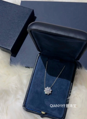 QIANYI仟意珠宝【奢华系列】太阳花锆钻s925银闪耀宴会华丽款手链