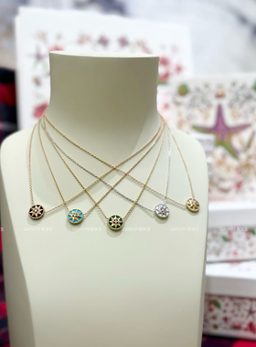 QIANYI仟意珠宝【轻奢系列】贵气镶钻镀18k金八芒星贝母罗盘手链