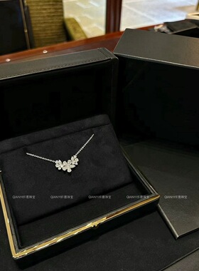 QIANYI仟意【白富美繁花系列】锆石闪耀精致千金大小姐隐藏款手镯