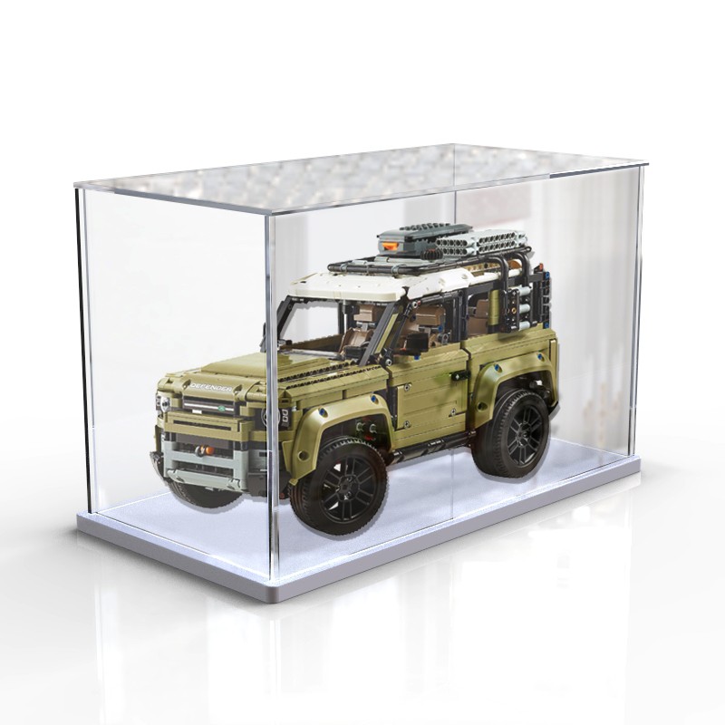 LEGO compatible Land Rover Defender acrylic display box