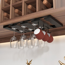 Red Wine Glass Shelf Hanging Upside Down Free Stiletto Stainless Steel High Foot Cup Wine Rack Hanger Home Wine Red Wine Rack