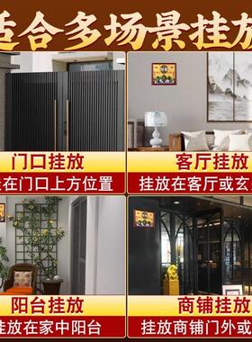 全铜山海镇八卦镜室外摆件麒麟山海镇室内凸面八卦镜凸镜山海镇