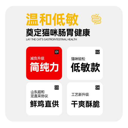 阿飞和巴弟温和低敏猫粮P86无谷鸡肉营养易消化成幼猫咪专用正品 - 图0