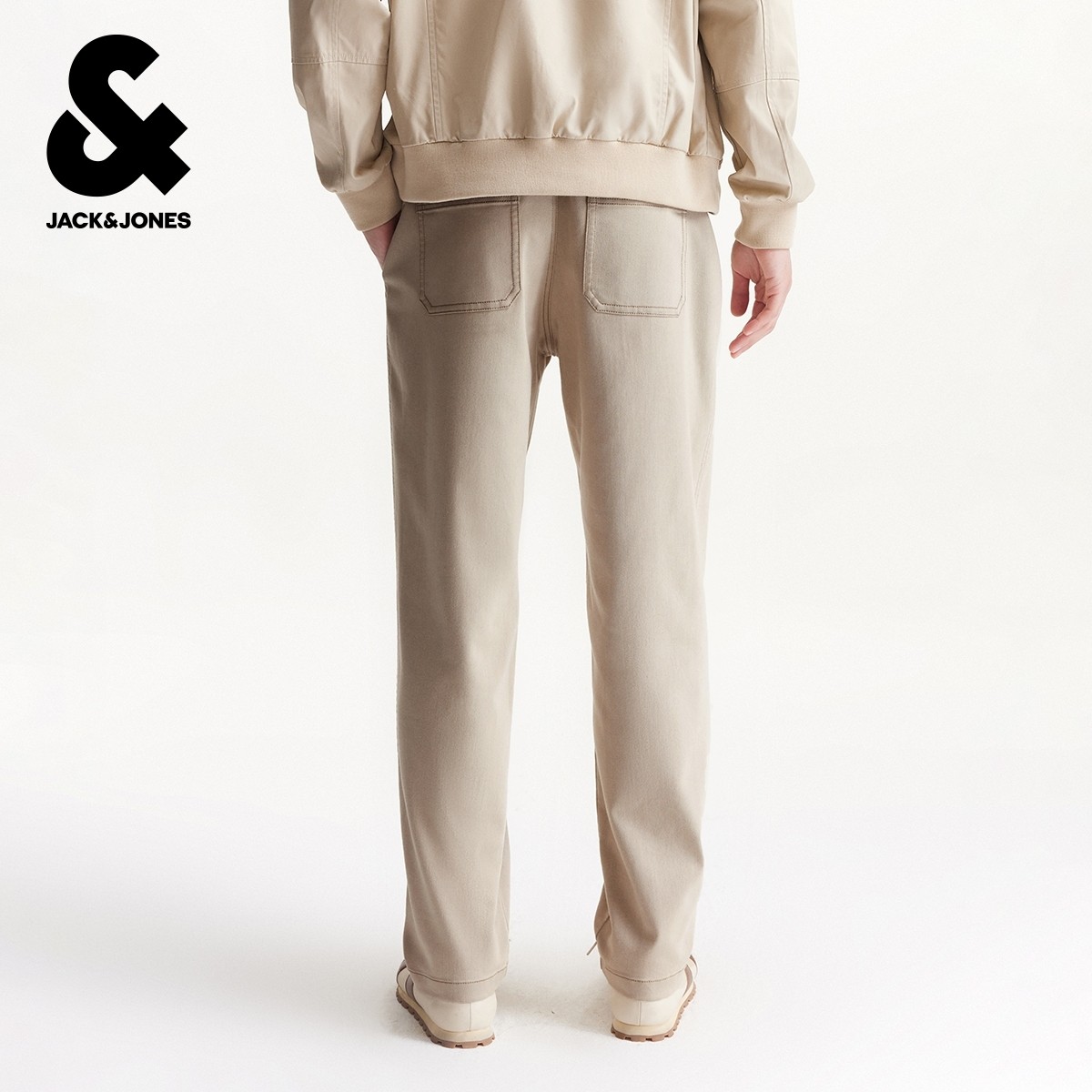 杰克琼斯奥特莱斯男装秋季休闲裤纯色弹力多口袋松紧腰头长裤裤子,淘宝优惠券,粉丝福利购,淘宝优惠卷