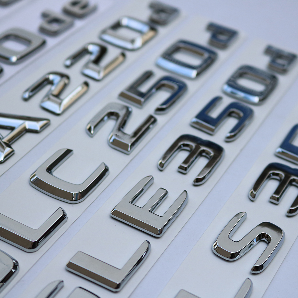 适用于奔驰柴油A220d GLC250d GLE350d GLS350dE220d字标车标后标 - 图0