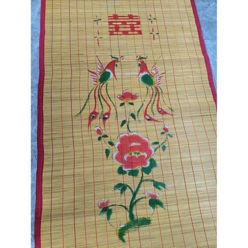 潮汕婚庆潮汕传统妙儿纯手工制作竹门帘用大门门帘尺寸可订做竹帘 - 图2