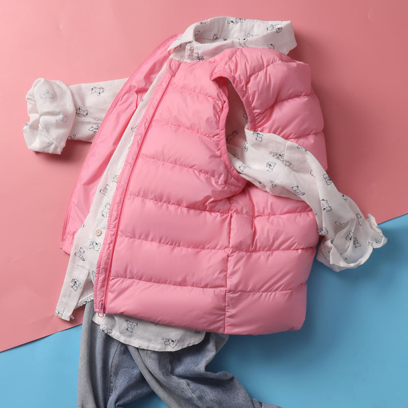 雅鹿儿童羽绒马甲内穿背心男童女童宝宝学生轻薄羽绒服内胆青少年,淘宝优惠券,粉丝福利购,淘宝优惠卷