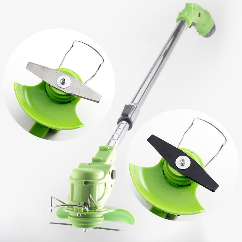 一字刀片锯片手持式锂电割草机割草割灌木用合金刀片割灌机打草头 - 图2